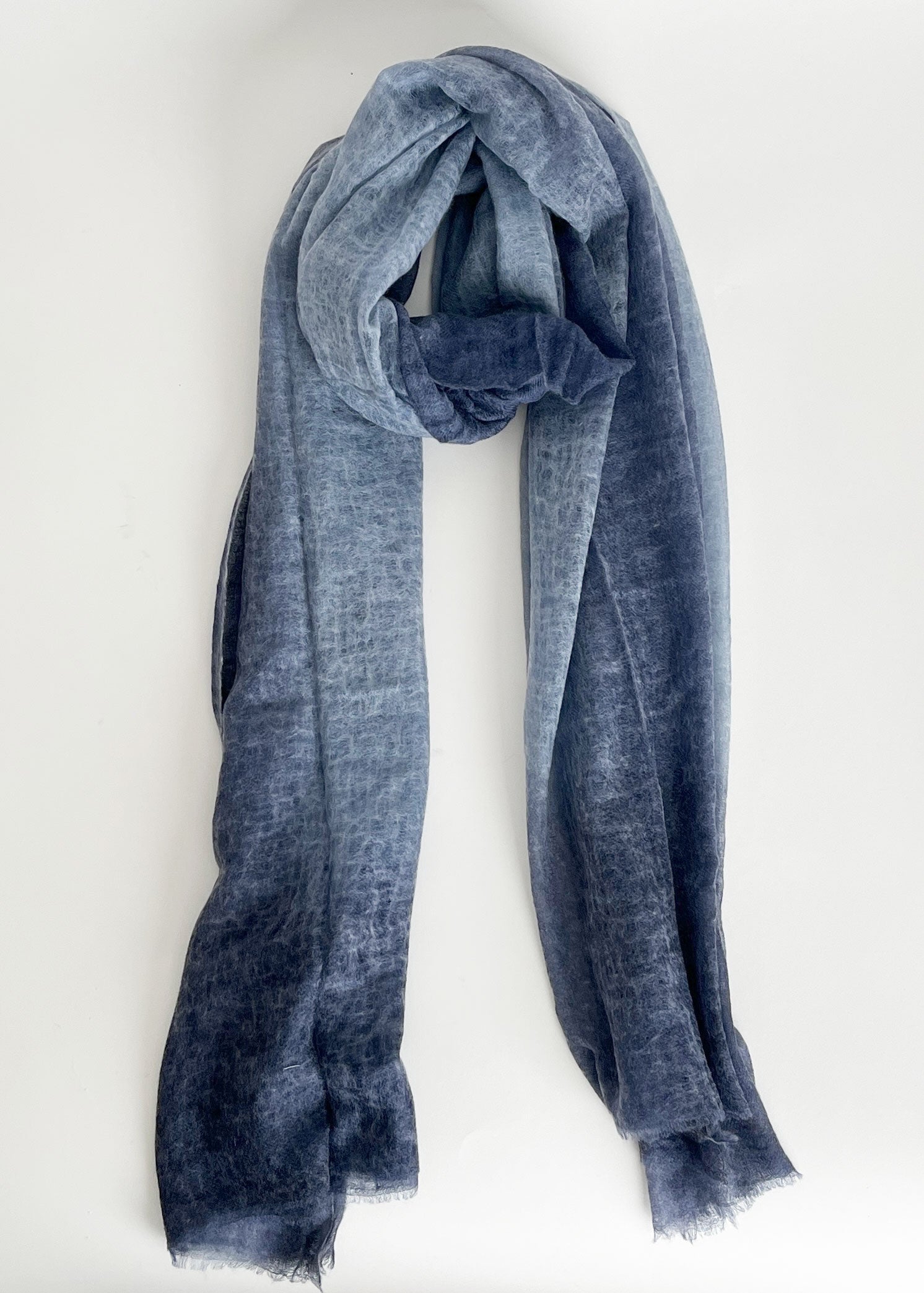 Navy Cashmere Scarf