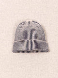 Cashmere Seafarer Ribbed Beanie