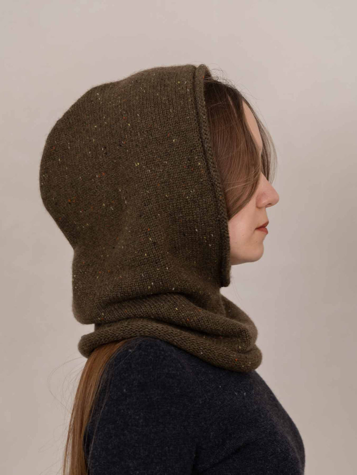 Cashmere Rolled Edge Balaclava