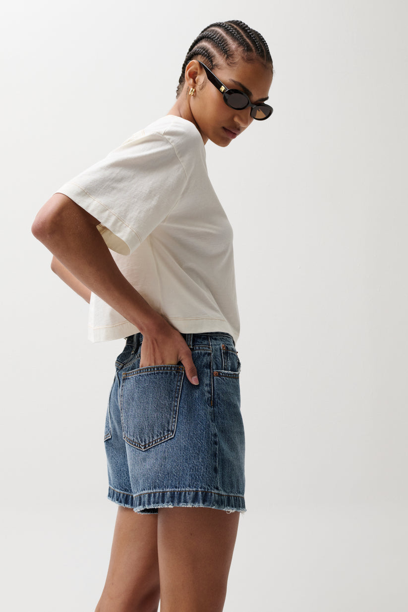 Saige High Rise A-Line Short