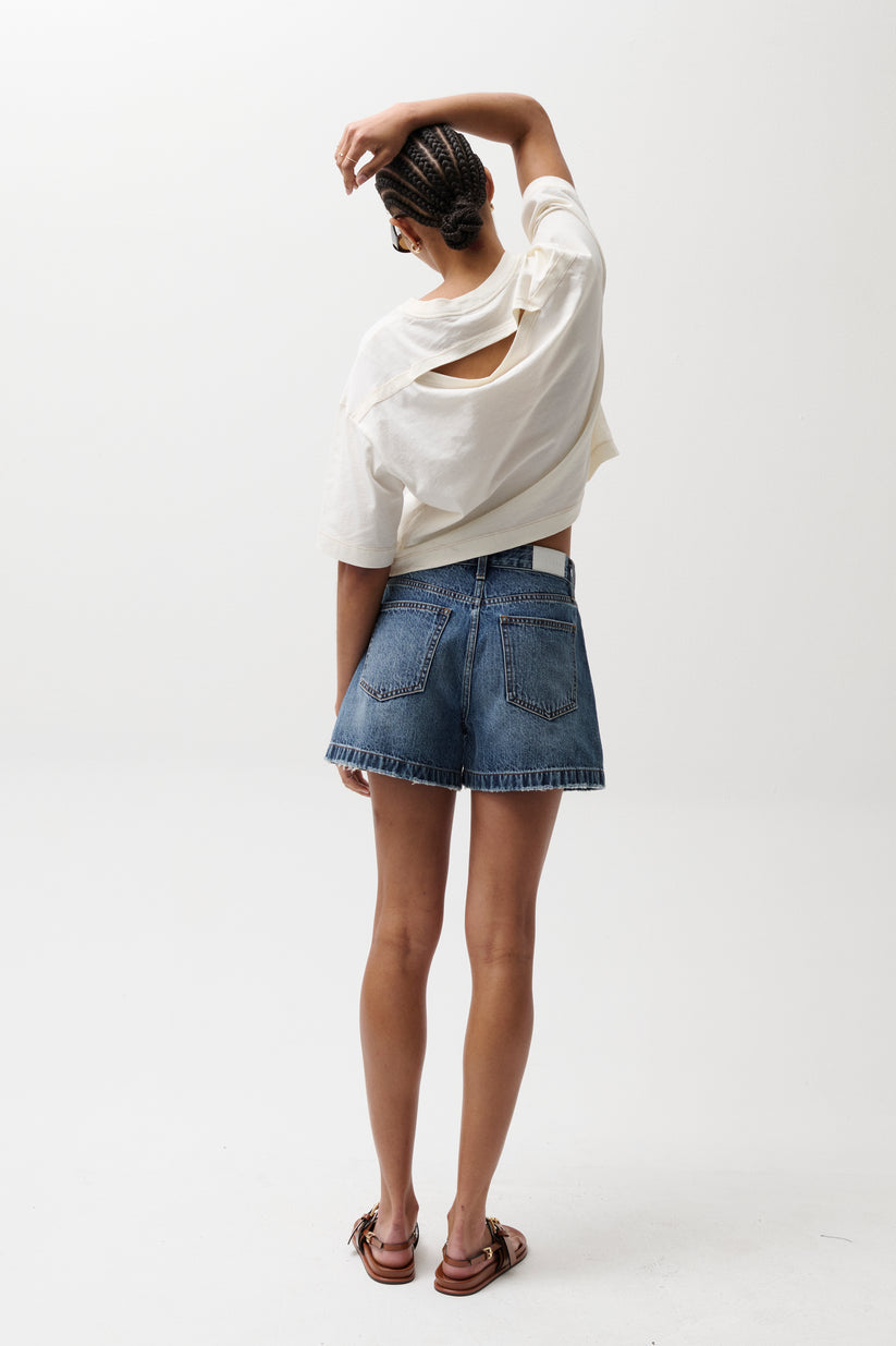 Saige High Rise A-Line Short