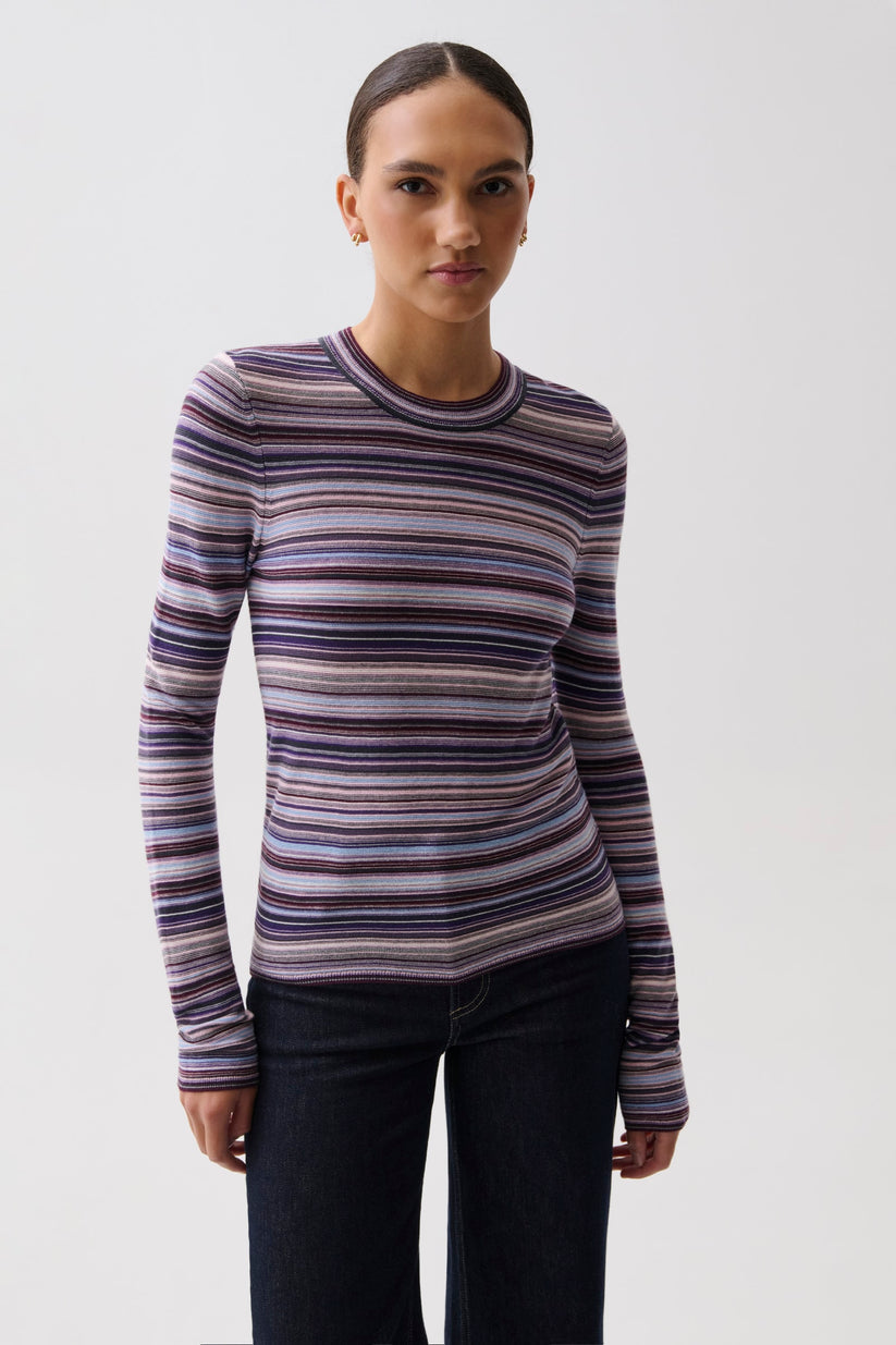 Madison Sweater Tee Lovina Stripe