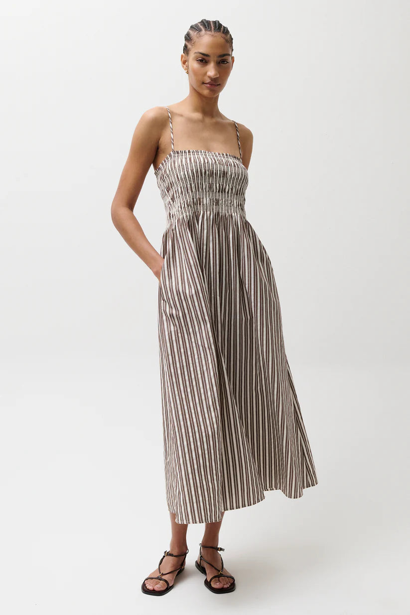 Bianca Shirred Dress