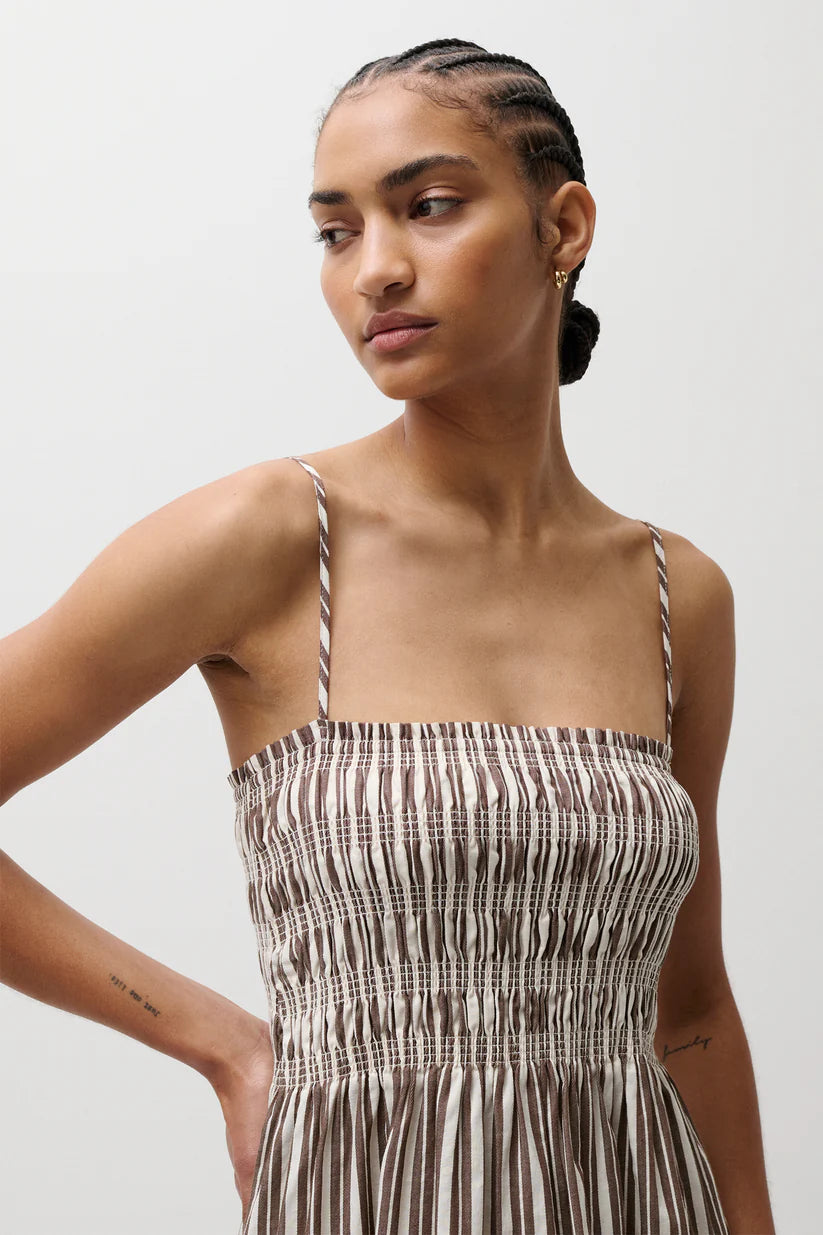 Bianca Shirred Dress