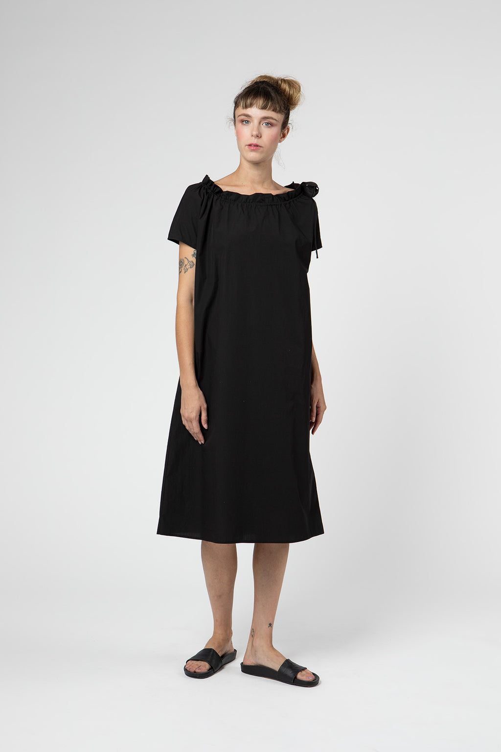 Gathered Long Dress