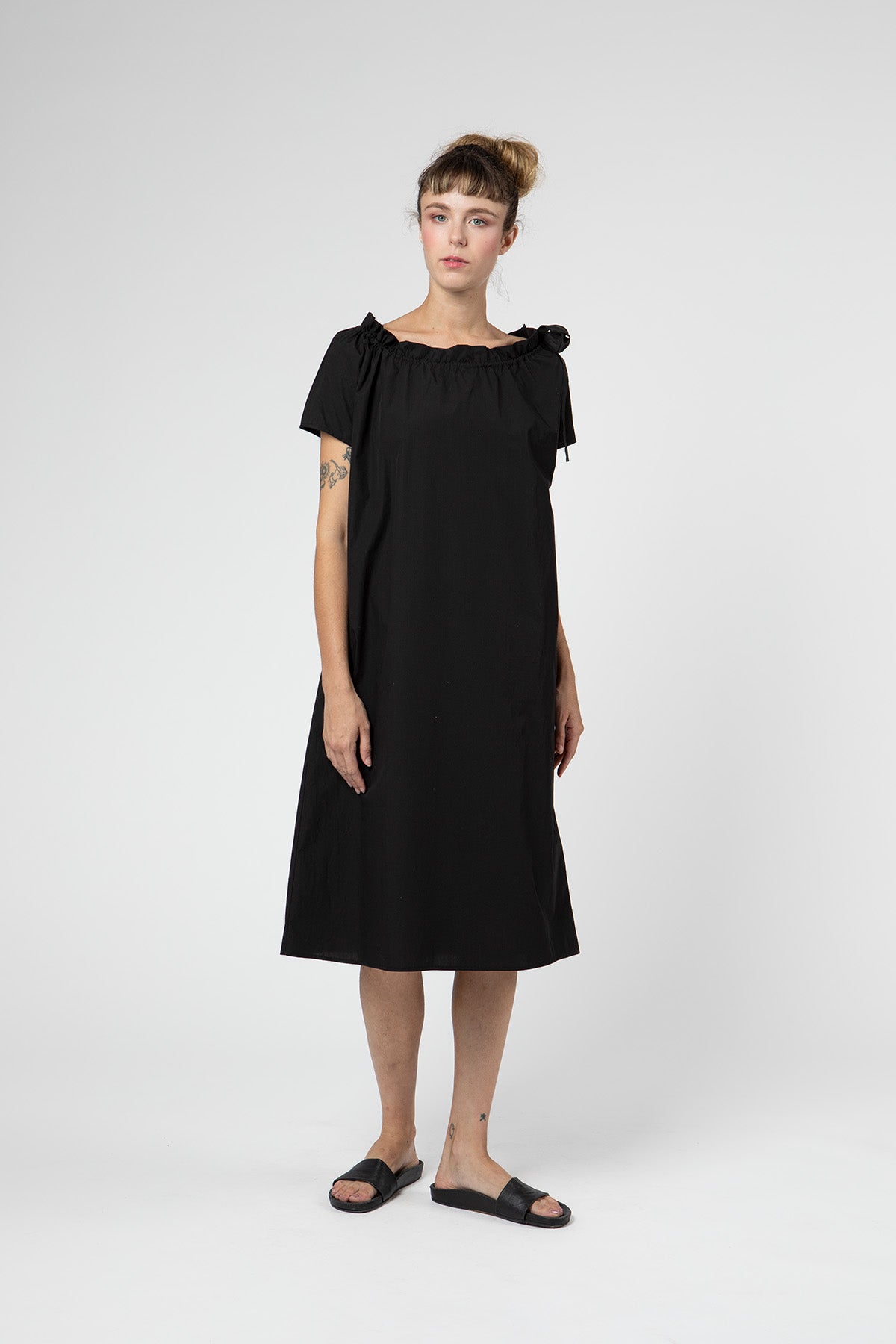 Gathered Long Dress