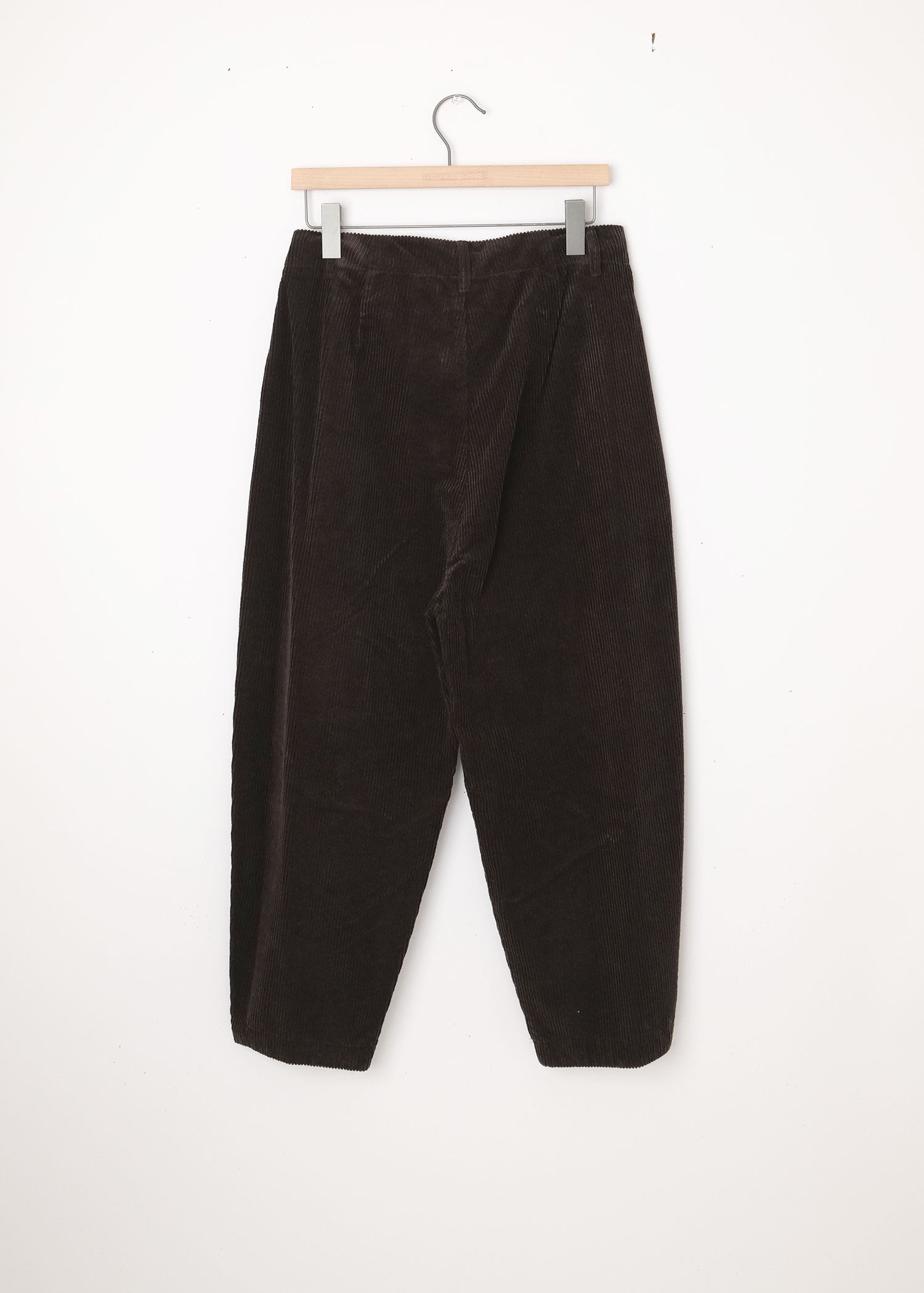 Corduroy Shaped Pants Brown