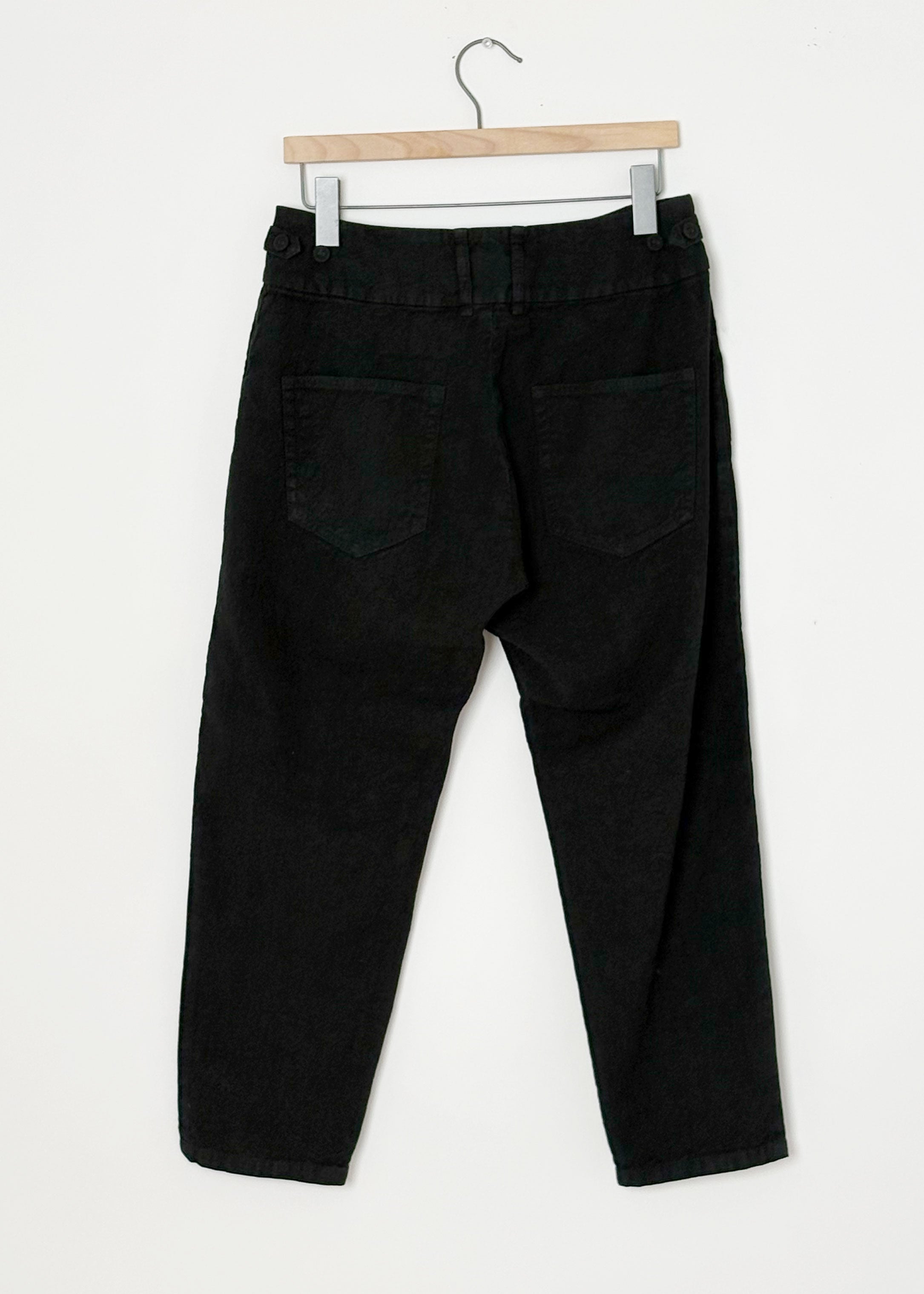 Linen Cotton Soft Twill Tapered Pants