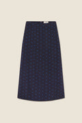 Demi Skirt - Azure Polka Dot - size 10