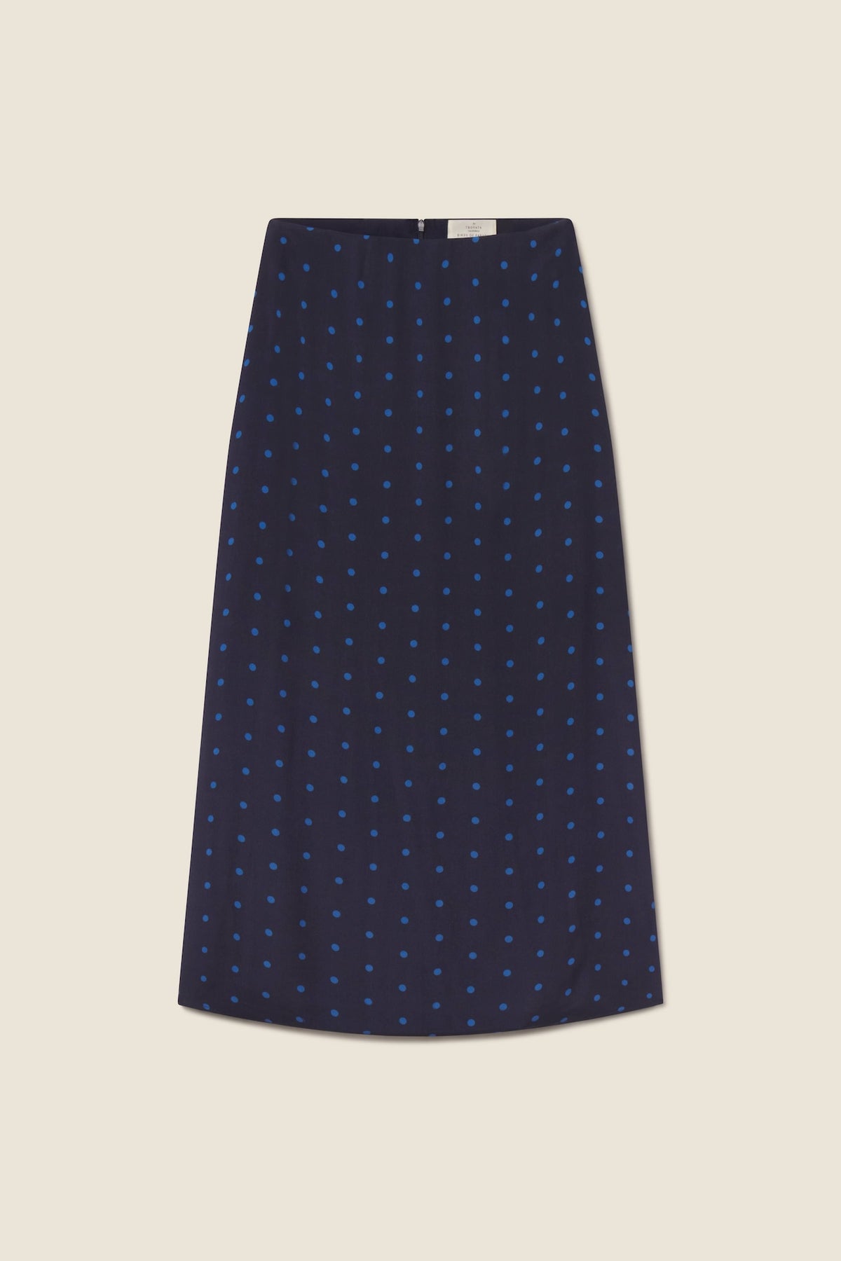 Demi Skirt - Azure Polka Dot