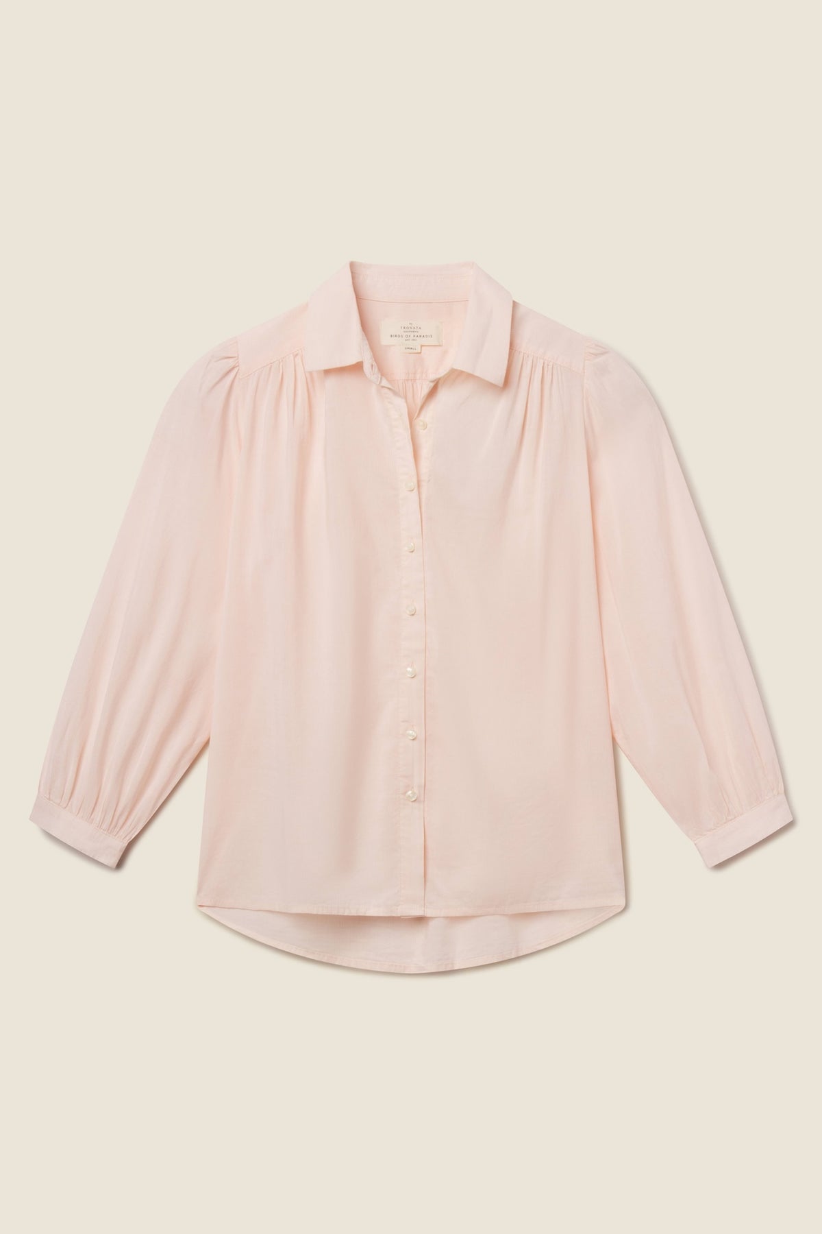 Zola Blouse - Pink Micro Stripe