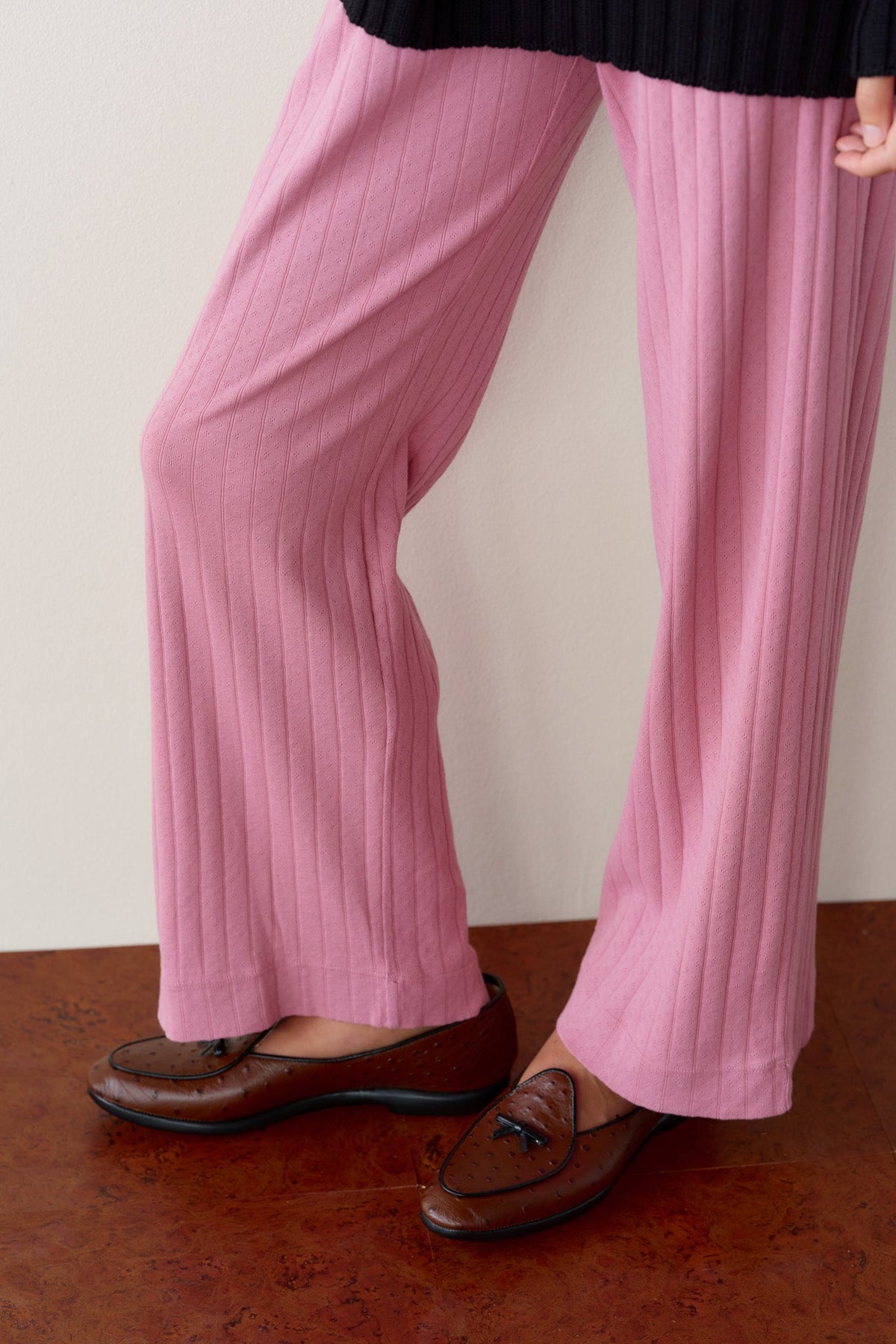 Pointelle Crop Pant