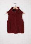Polly Cashmere Vest Currant