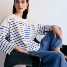 Load image into Gallery viewer, Komontini L/S Tee Cobalt

