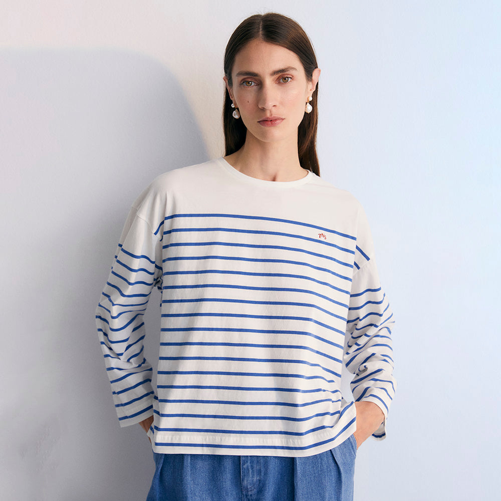 Komontini L/S Tee Cobalt