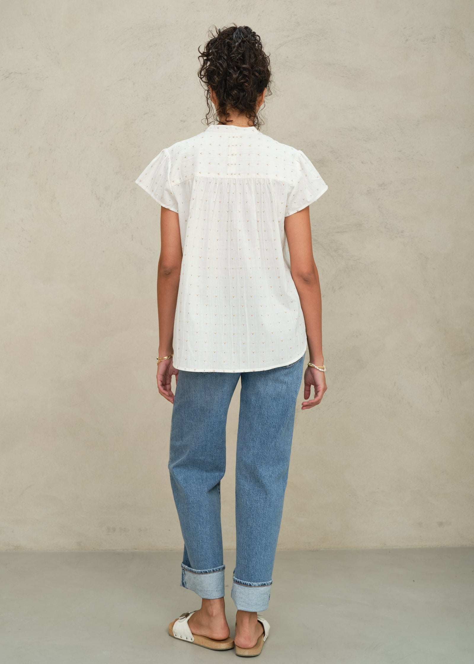 Rita Woven S/S Top