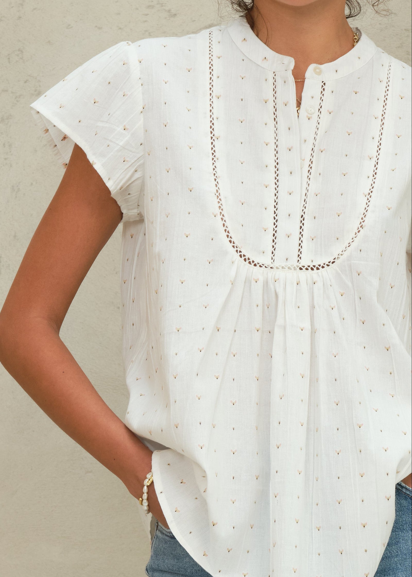 Rita Woven S/S Top