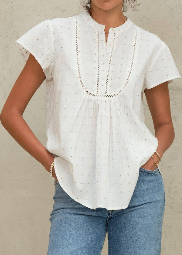 Rita Woven S/S Top