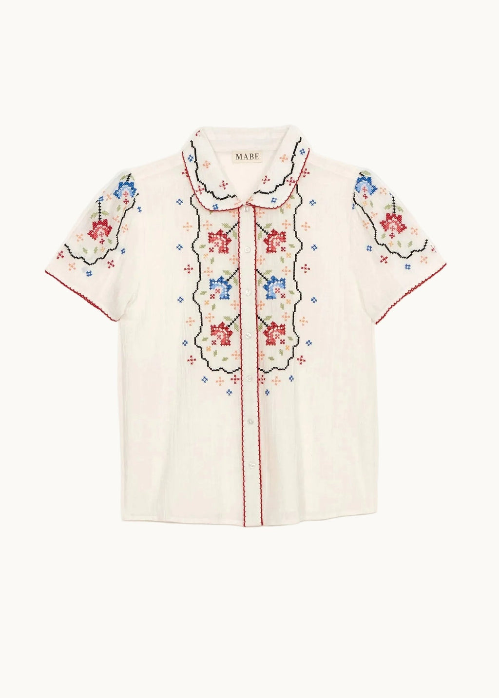 Ruby Emb S/S Top