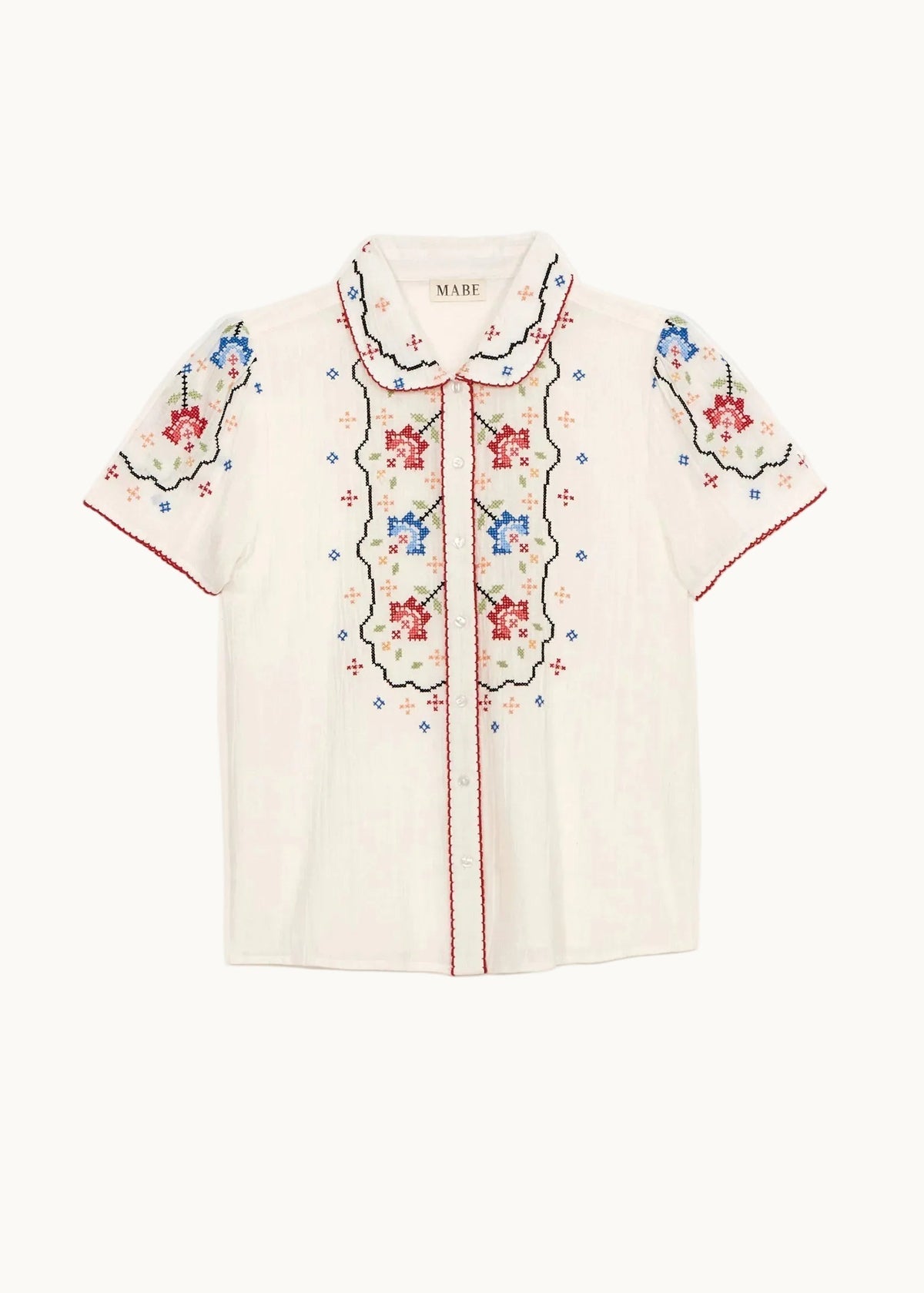 Ruby Emb S/S Top