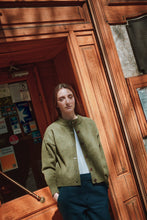 Load image into Gallery viewer, Sandra Funnel-Neck Cardigan - Olive Green
