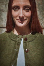 Load image into Gallery viewer, Sandra Funnel-Neck Cardigan - Olive Green
