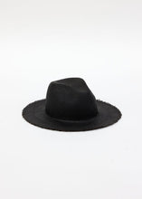 Load image into Gallery viewer, The New Fringed Panama Continental - Black Untrimmed
