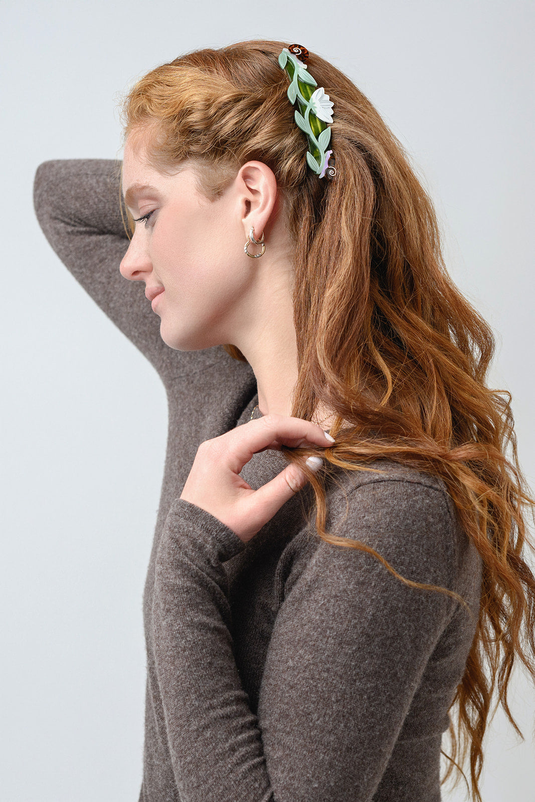 Broceliande Barrette Lotus Snails