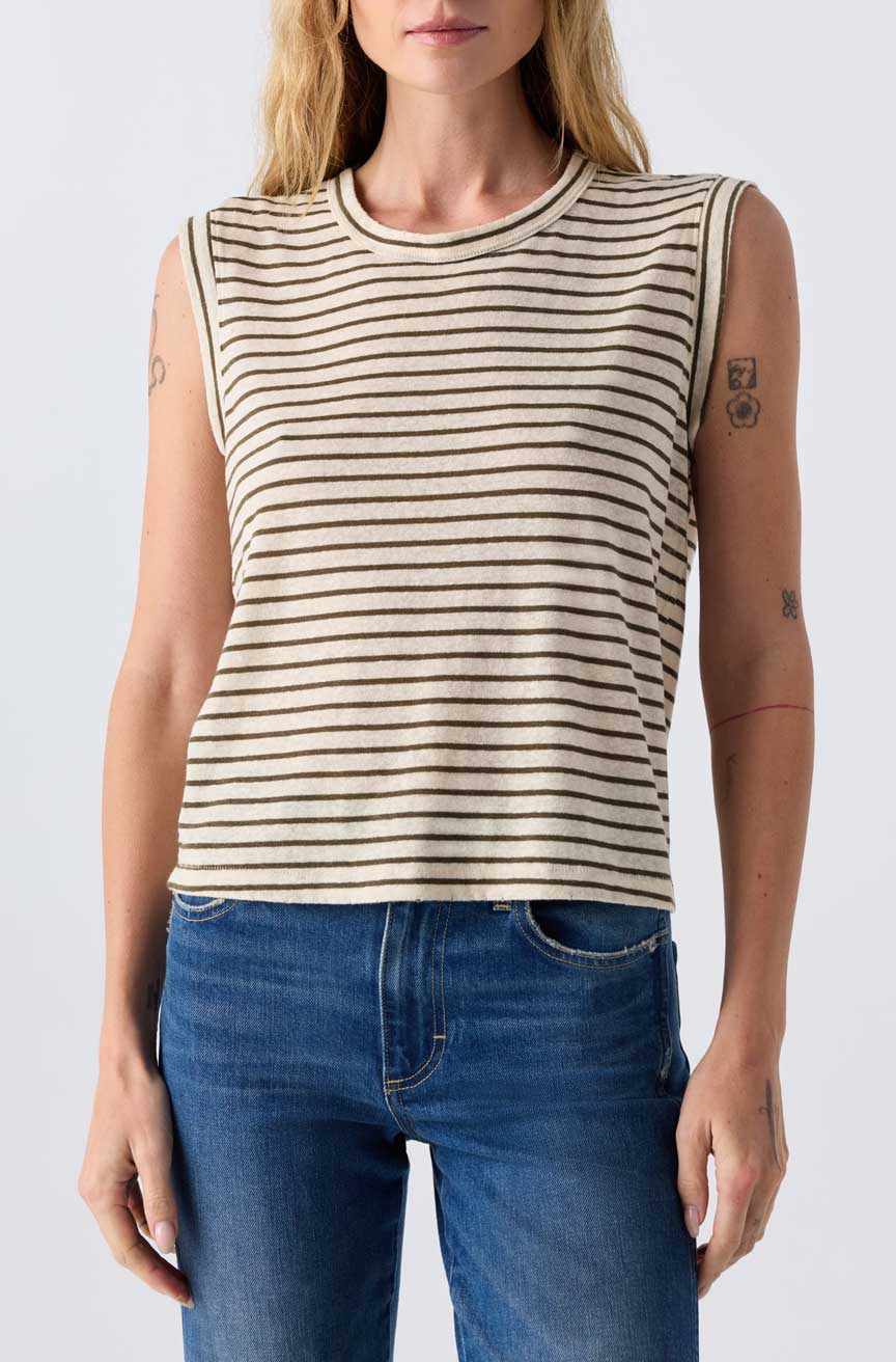 Sleeveless Love Tee - Reseda Multi