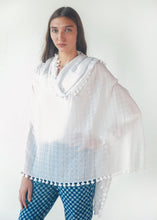 Load image into Gallery viewer, Dupatta Maira Woven Checks - White
