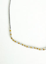Load image into Gallery viewer, Clear Seed, Gold Vermeil and Clear Mystic Quartz Beads Necklace
