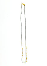 Load image into Gallery viewer, Clear Seed, Gold Vermeil and Clear Mystic Quartz Beads Necklace
