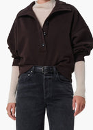 Mirelle Funnel Neck - Chocolate