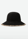 Gabi Whip Bucket Hat - Black