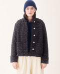 Grace Jacket Grey Tweedy Wool