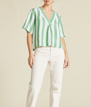 Load image into Gallery viewer, Neve Shirt Aloe Stripe
