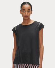 Load image into Gallery viewer, Miles Tee Solid Black
