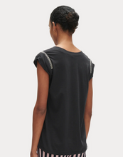 Load image into Gallery viewer, Miles Tee Solid Black
