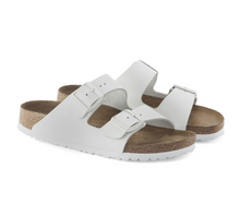 Load image into Gallery viewer, Arizona Soft White Leather Sandal
