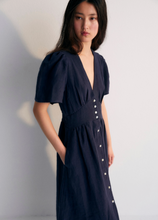 Load image into Gallery viewer, Hera Dress Navy
