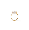 Baroque Ball Ring Gold/Freshwater