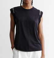 Miles Tee Solid Black