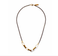 Alata Box Chain Collar Brass