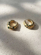 Load image into Gallery viewer, Oren Hoops - Emerald
