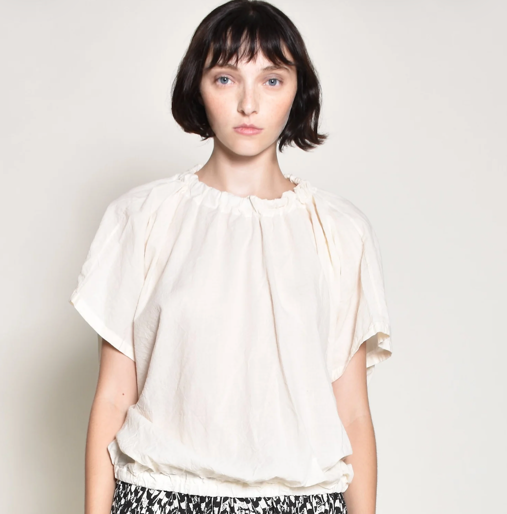 Nina Gauze Blouse Cream