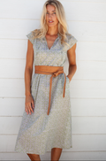 Long Dress Olive Star
