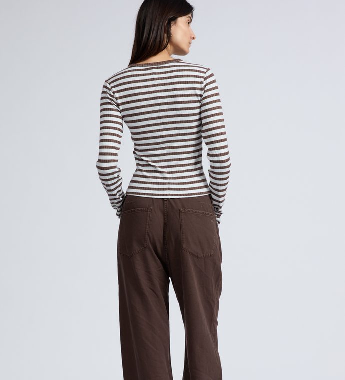 Knit Stripe Cardigan