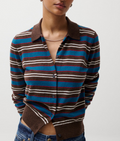 Lyvia Striped Polo Cardi