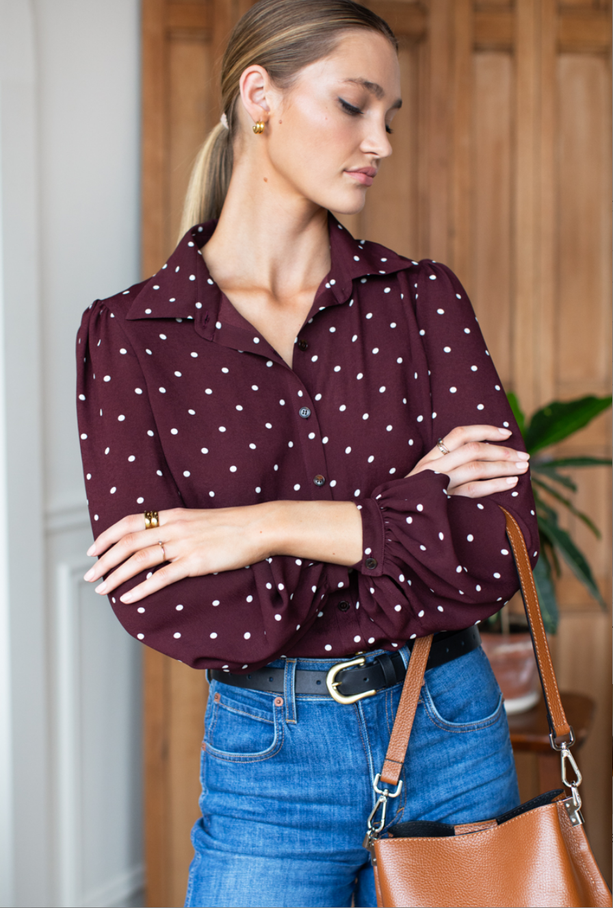 Frankie Blouse Tawny Port
