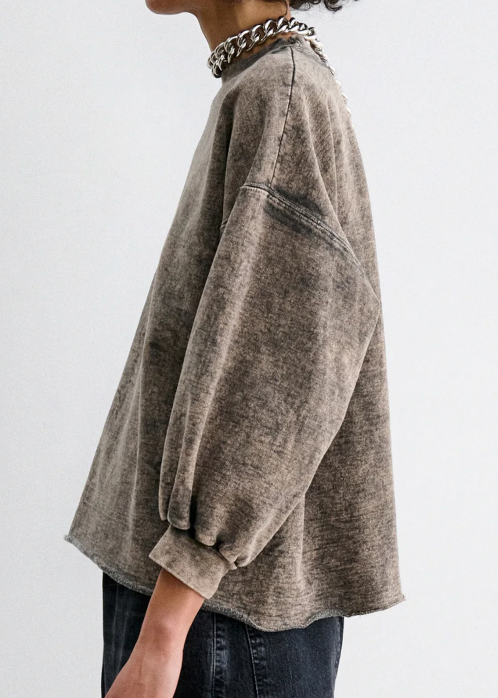 Fond Sweatshirt Smoky Hazelnut